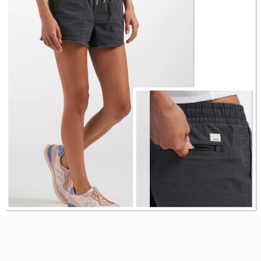 Vuori Vintage Rip Stop Shorts Dark Grey